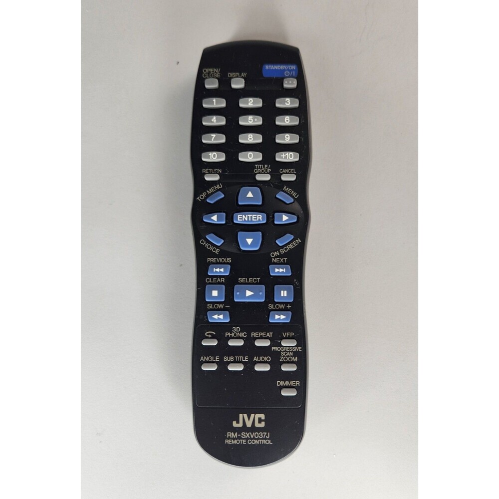 Genuine OEM JVC RM-SXV037J Remote Control for DVD Tested